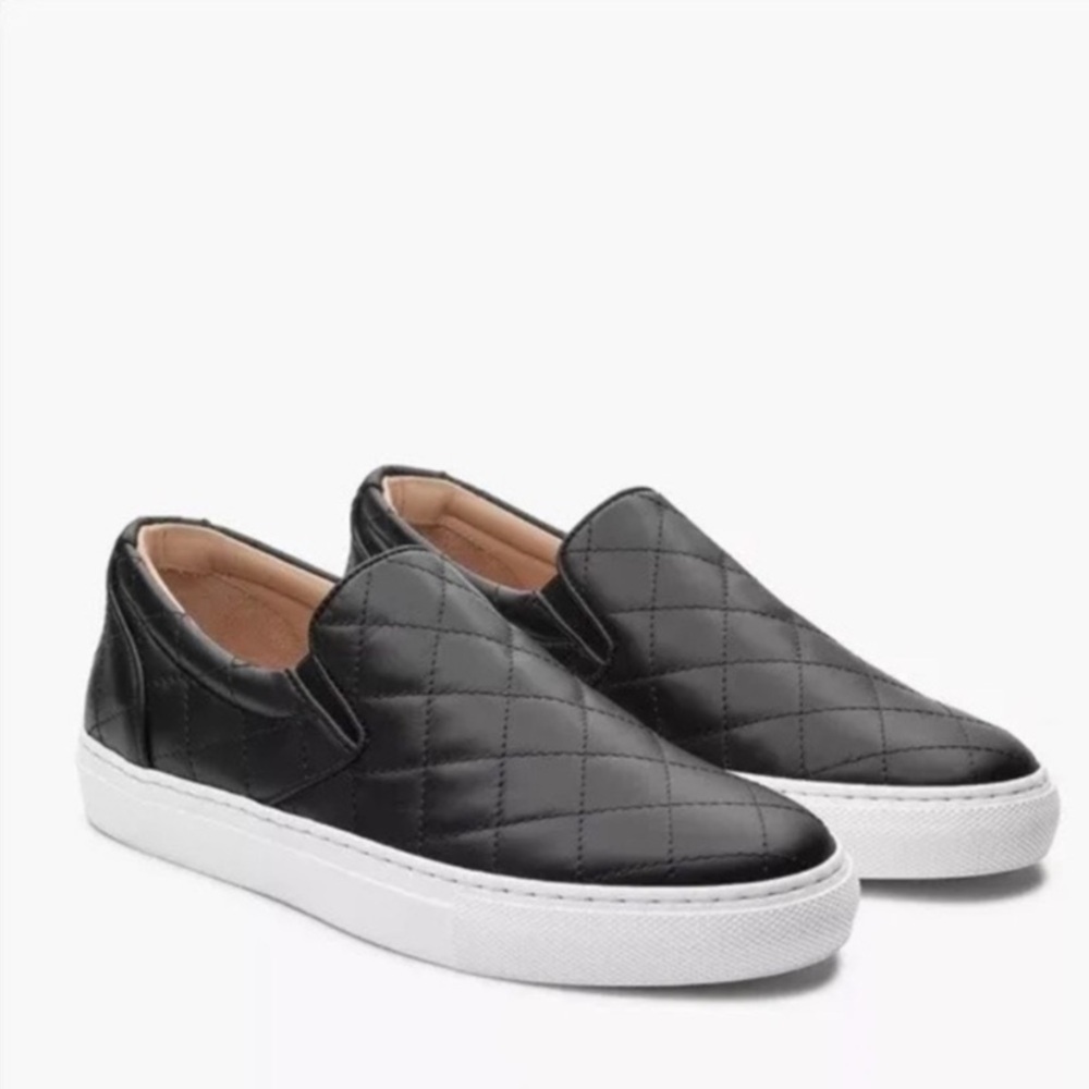 GREATS Brooklyn Wooster Quilted Leather Sneakers